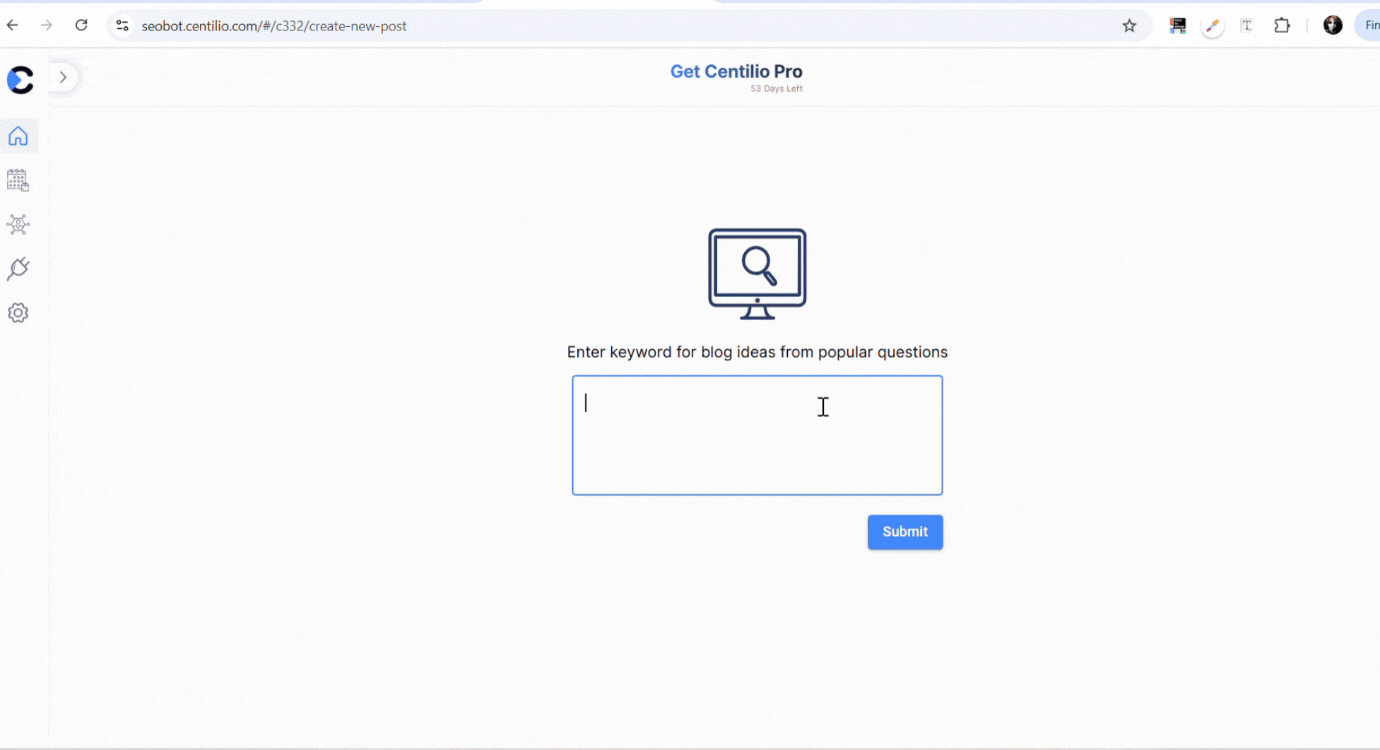 Smart Keyword Search Interface